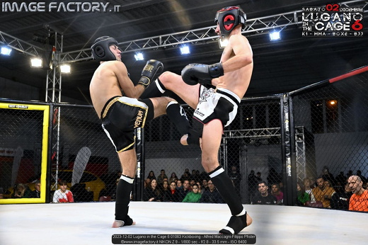 2023-12-02 Lugano in the Cage 6 01063 Kickboxing - Alfred Maccagni-Filippo Pfister